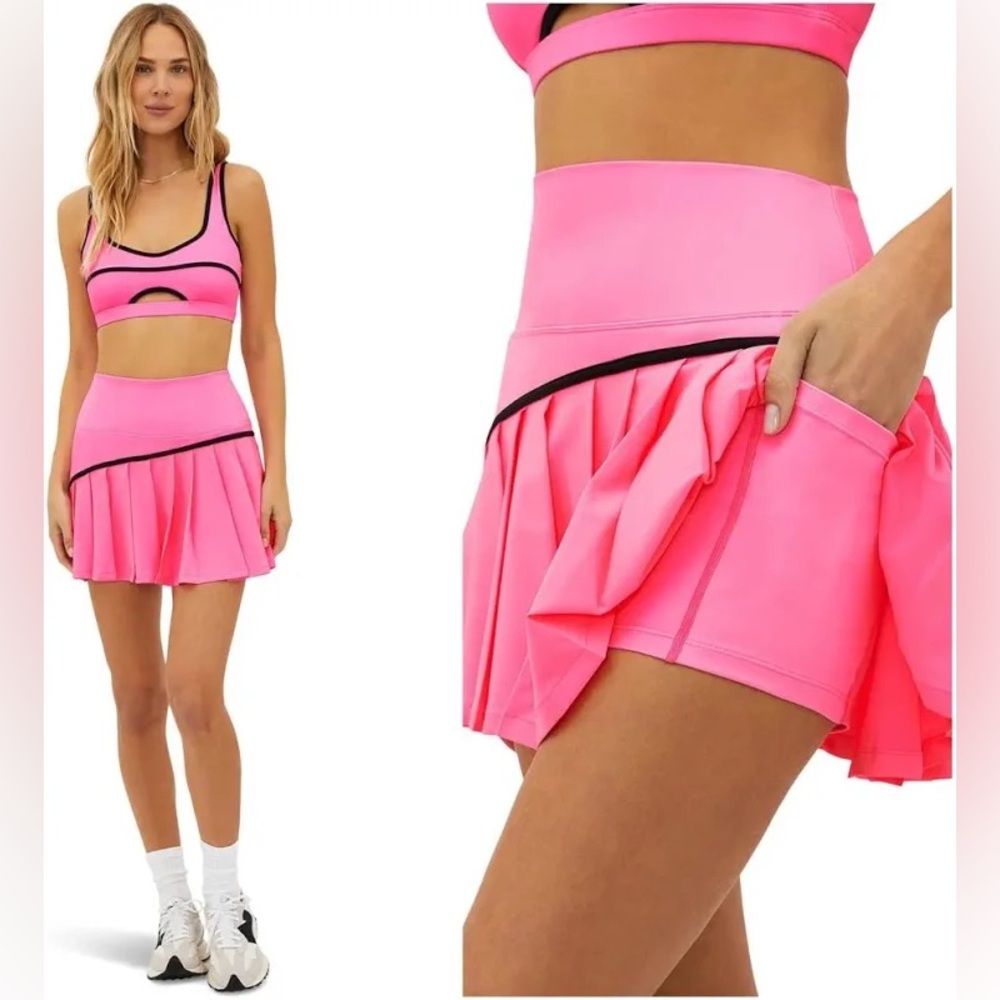 Beach Riot Venus Hot Pink Skort NWT